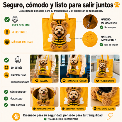 snout & about® - Bolsa bandolera para mascotas